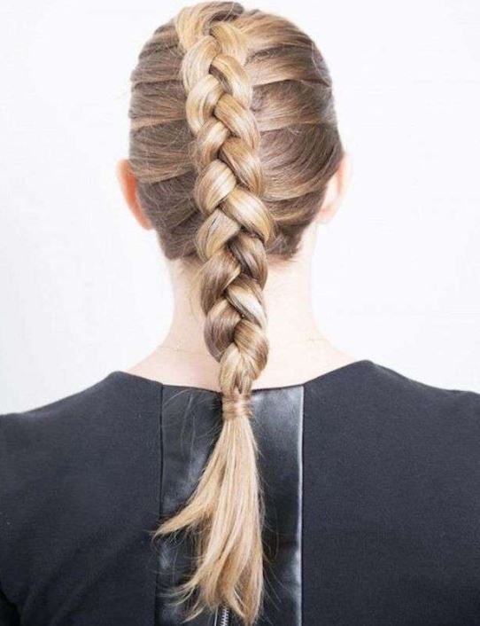 como hacer trenza clasica peinado