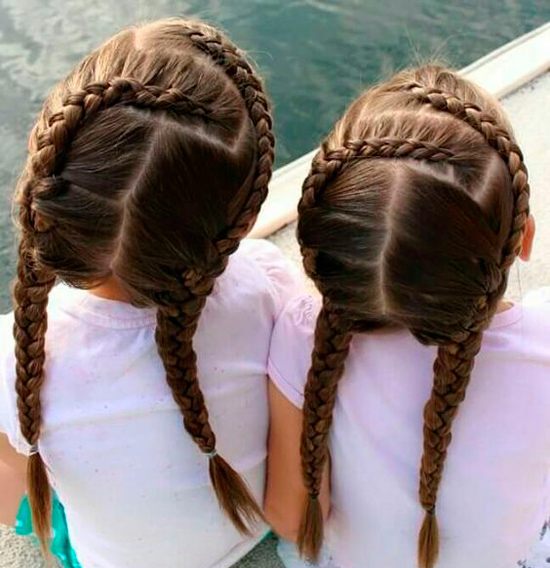 peinados con trenzas para niñas pequeñas