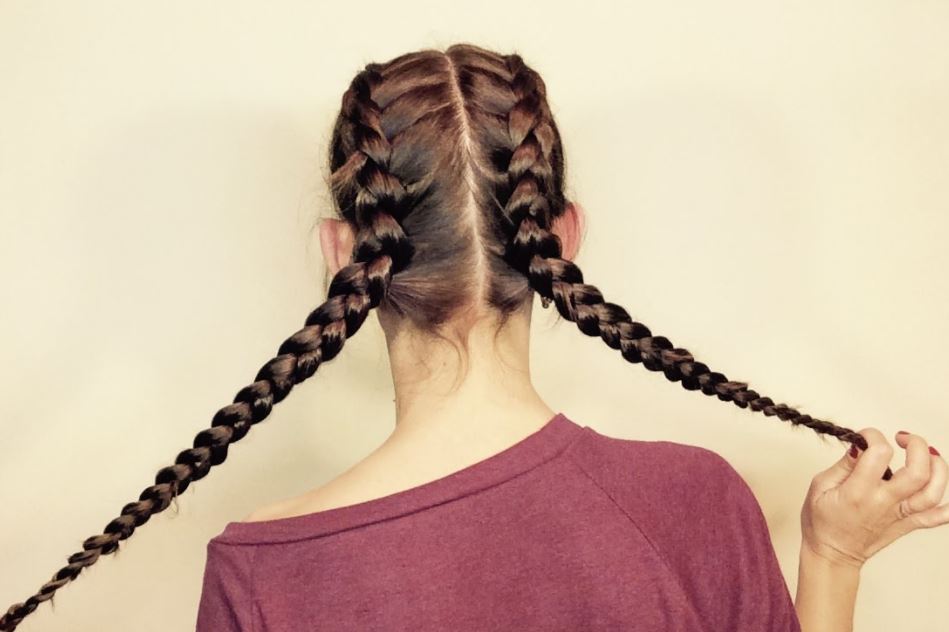 trenzas holandesas a los lados