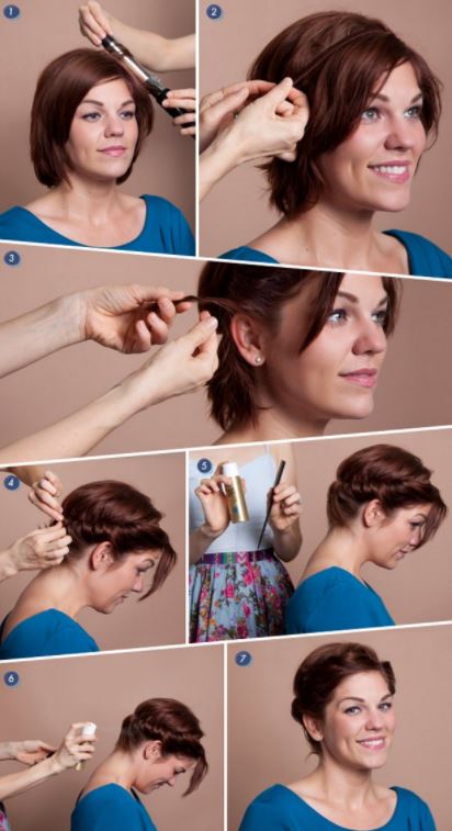 tutorial peinados cabello corto faciles