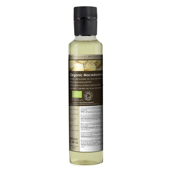 aceite de nuez de macadamia comestible