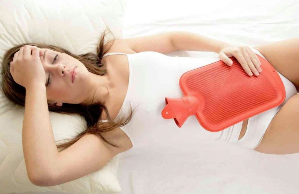 dolor de ovarios despues dela regla calor aplicar