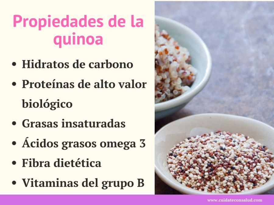 propiedades de la quinoa blanca roja negra