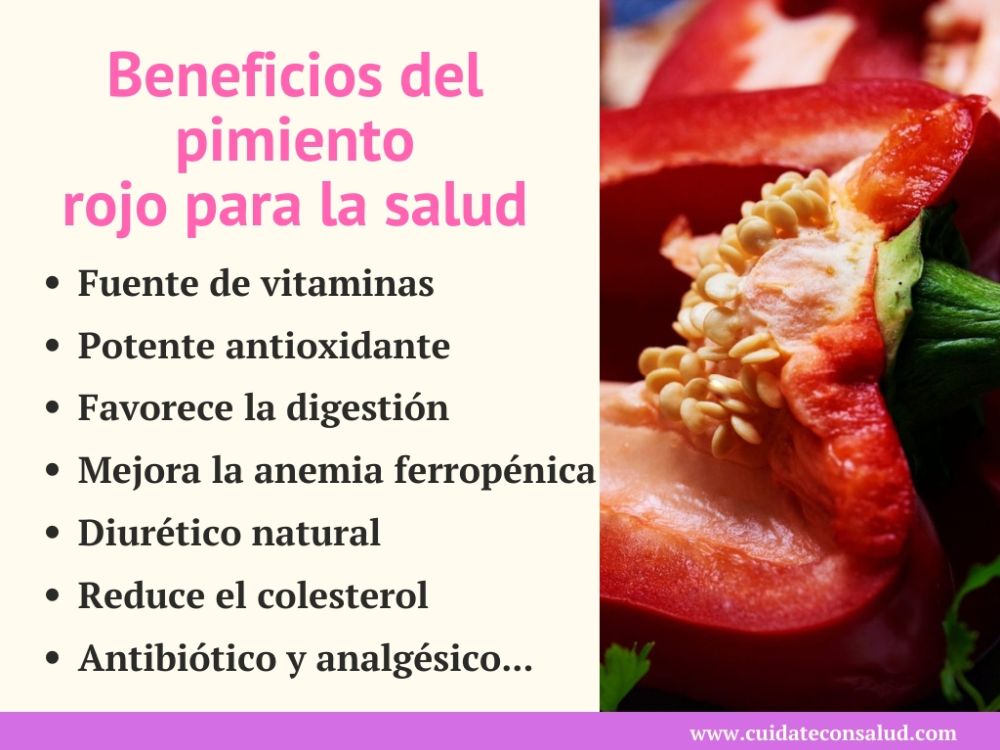 beneficios del pimiento rojo para la salud beneficios del pimiento rojo para la salud