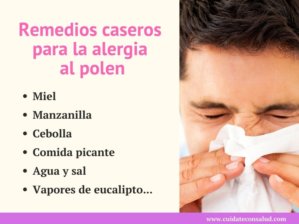 remedios caseros para la alergia al polen remedios caseros para la alergia al polen