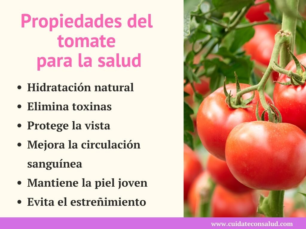 propiedades del tomate para la salud