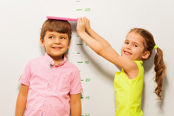 estatura en niños por edades